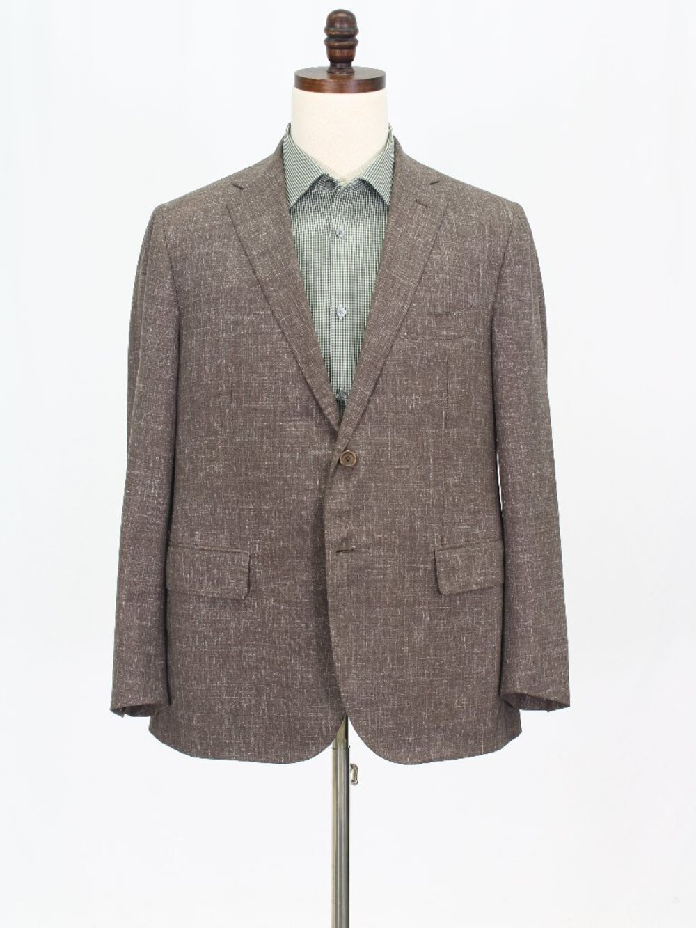 Sartoria Partenopea 42R Brown Blazer Sport Coat Jacket 2-Button Solid W512